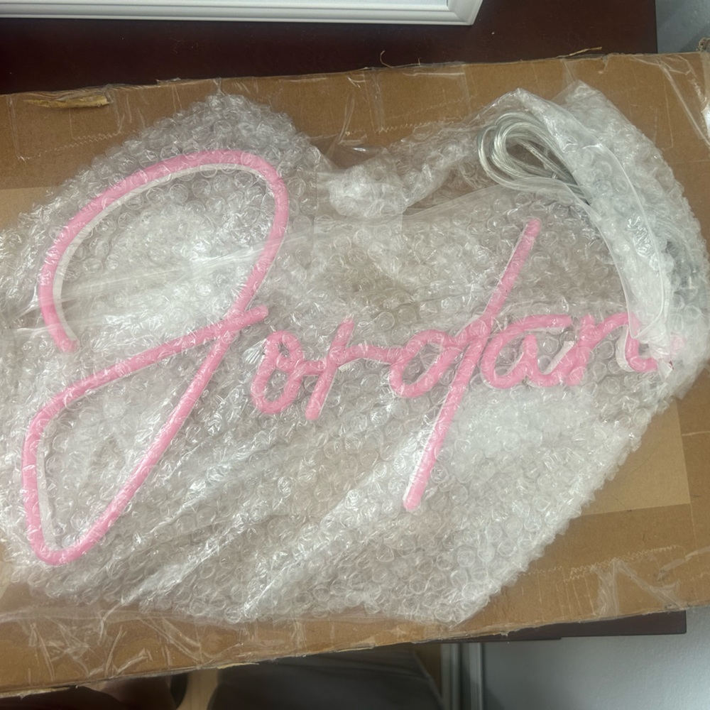 “Jordan” Neon Sign personalize
